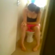 This very brief video allows us to clearly hear a nice plop as a British girl shits while sitting on a toilet. She quickly closes the door after realizing that she is being recorded on camera.